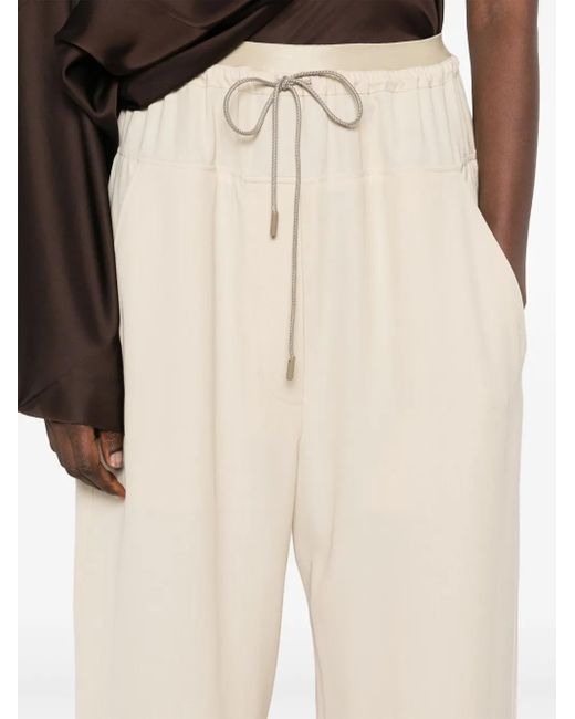 Lanvin Natural Drawstring Trousers