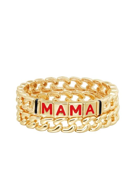 Roxanne Assoulin Metallic The Mama Link Duo Bracelet