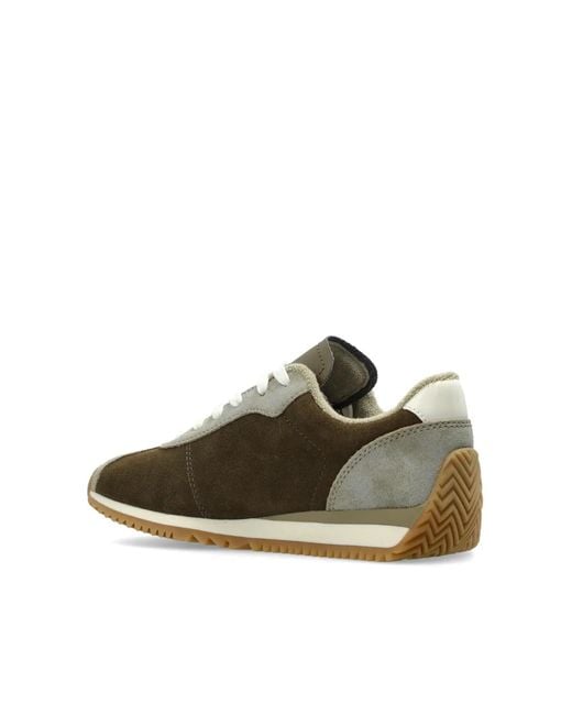 MICHAEL Michael Kors Green Rhodes Panelled Leather Sneakers