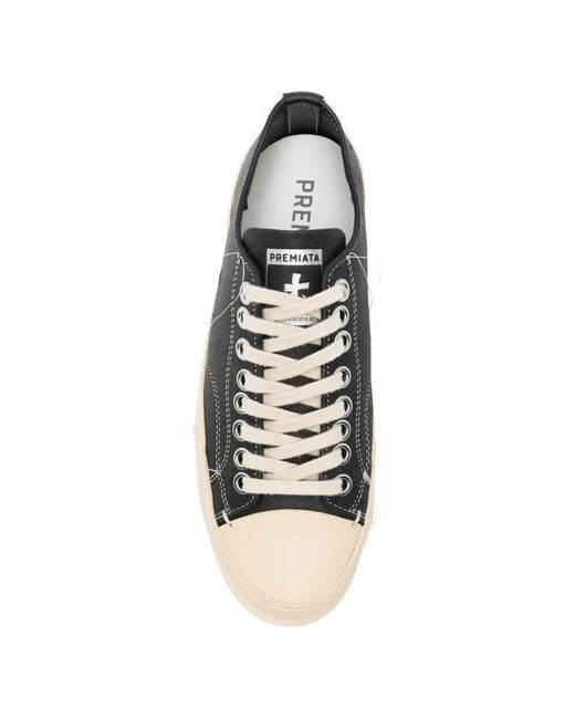 Premiata White Vince015 Shoes for men