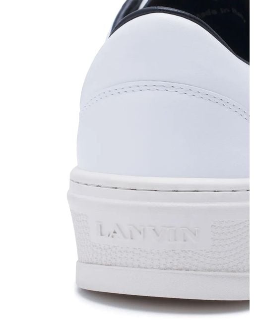 Lanvin White Leather Sneakers for men