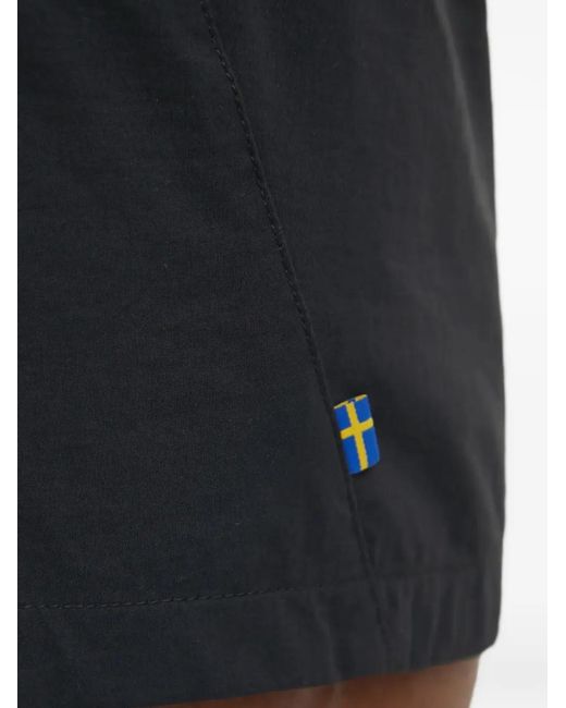 Bermudas Con Parche Del Logo Fjallraven de hombre de color Black