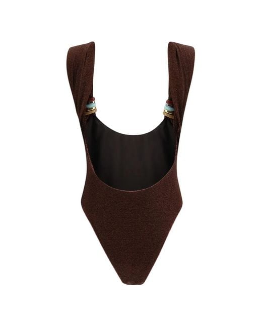 Oseree Brown "Lumiã¨Re Multi Ring Maillot" One-Piece Swimsuit