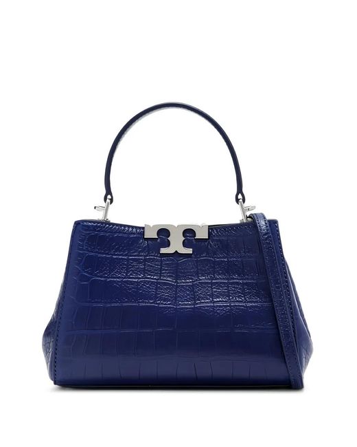 Tory Burch Blue Mini Eleanor Satchel