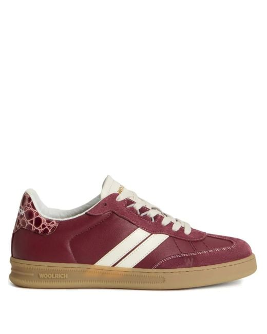 Woolrich Brown Leather Sneakers