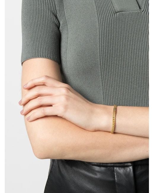 CAPSULE ELEVEN Metallic Power Tag Chain Bracelet