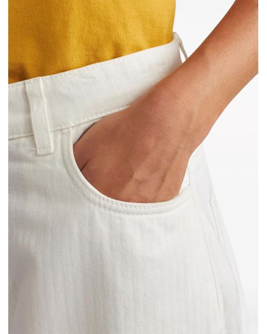 Jeans anchos bianco Etro de color White
