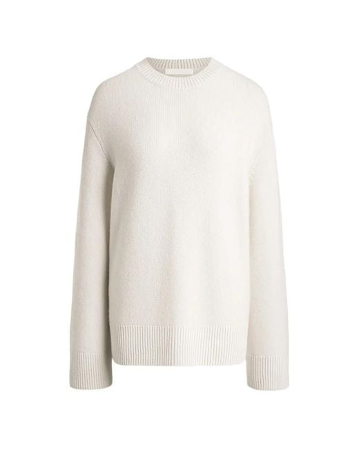 12 STOREEZ White Aurora Cashmere Sweater