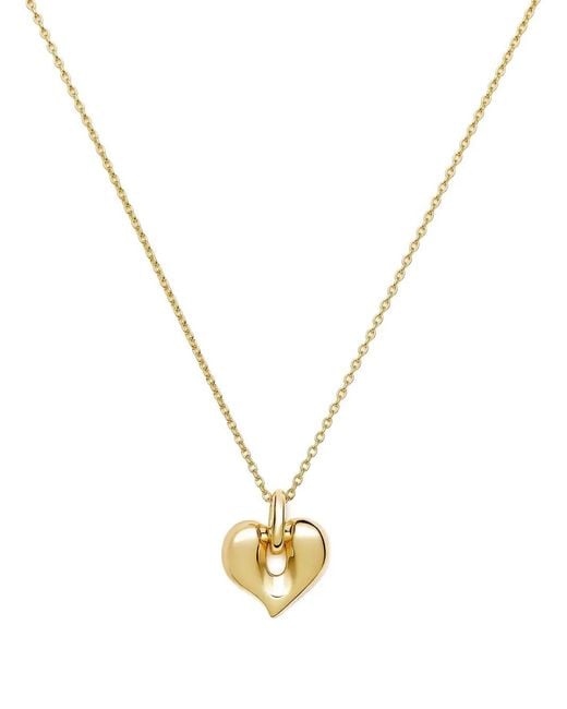 Missoma Metallic Molten Heart-Pendant Necklace
