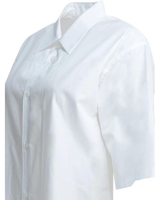 Auralee White Short-Sleeve Shirt