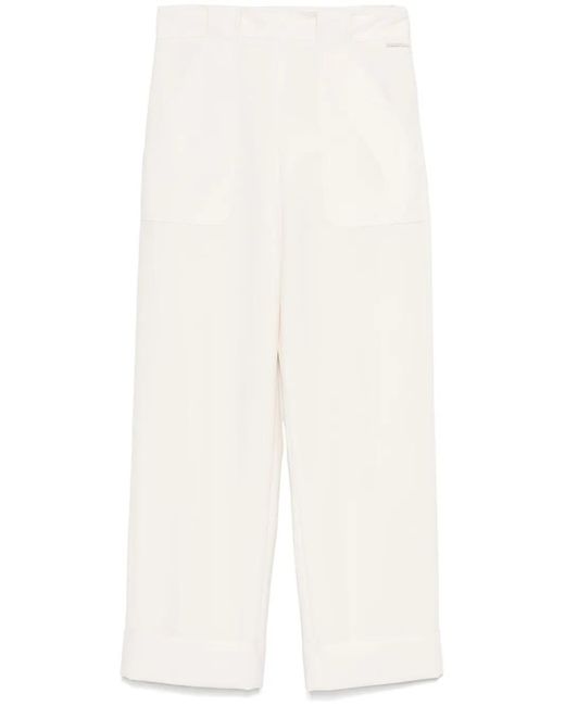 Max Mara White Trousers