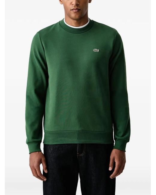 Pull À Patch Logo Lacoste pour homme en coloris Green