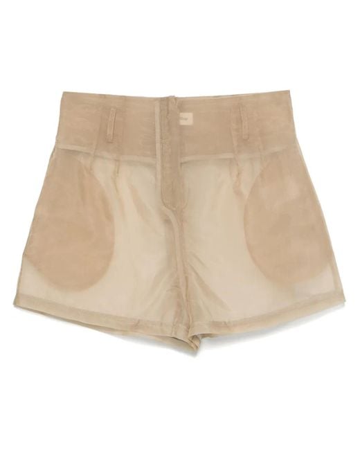 Frankie Shop Natural Lise Shorts