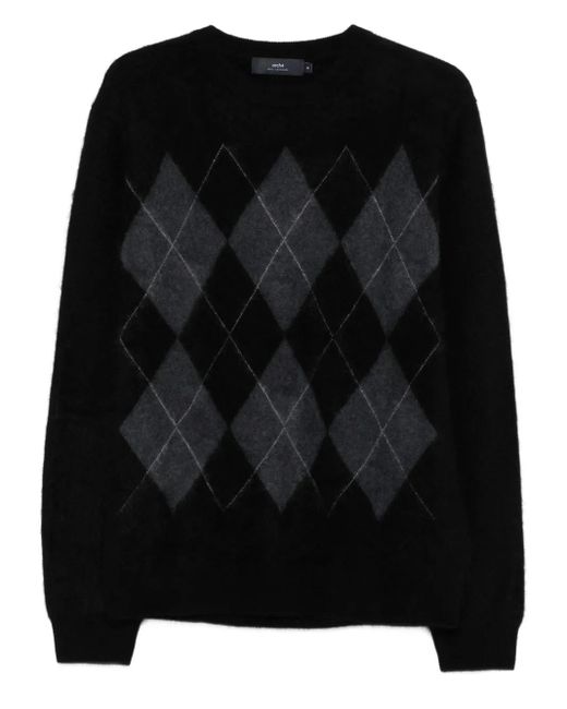 Pull En Cachemire À Losanges arch4 pour homme en coloris Black