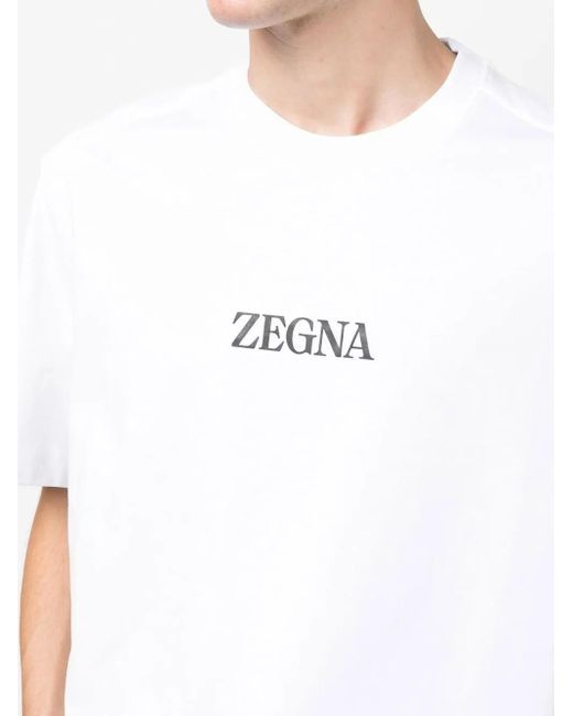 Zegna White T-Shirts And Polos for men