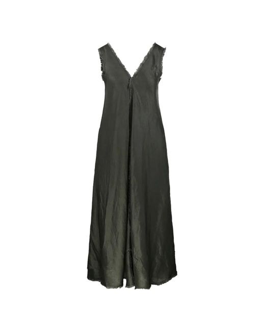 P.A.R.O.S.H. White V-neck Fringed Maxi Dress