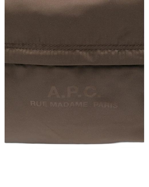 A.P.C. Rucksack Mit Reißverschluss in Gray für Herren