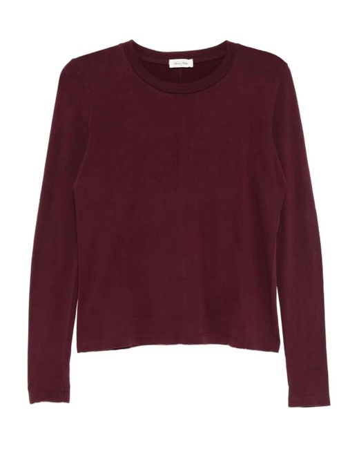American Vintage Gamipy ロングスリーブ トップ Purple