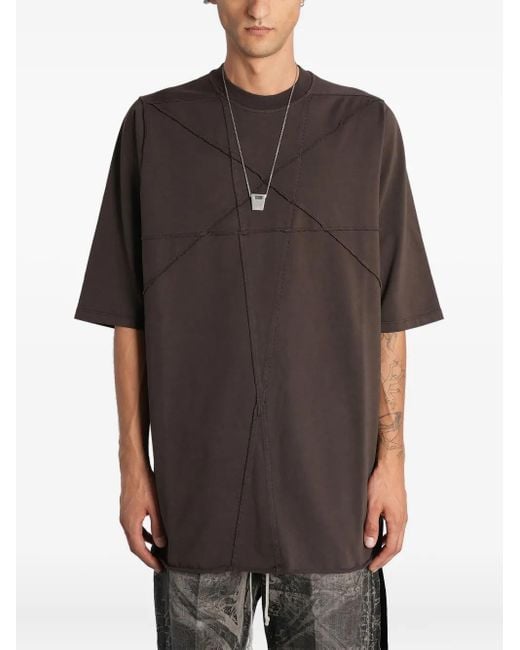 Rick Owens T-Shirt mit Ziernähten in Gray für Herren