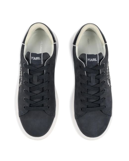 Karl Lagerfeld Blue Kapri Maison Sneakers for men