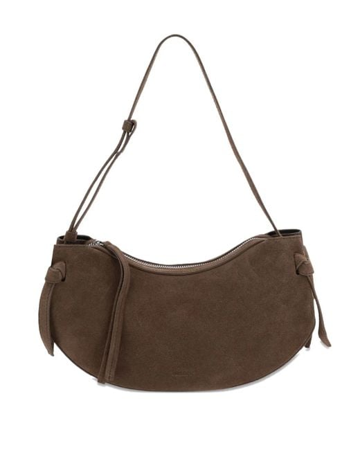 Yuzefi Brown Fortune Cookie Shoulder Bag