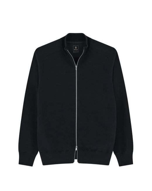 Boggi Black Full-Zip Jumper for men