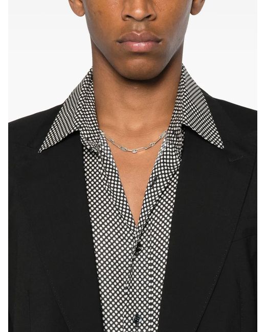 Tom Ford Gray Polka Dot-Pattern Shirt for men