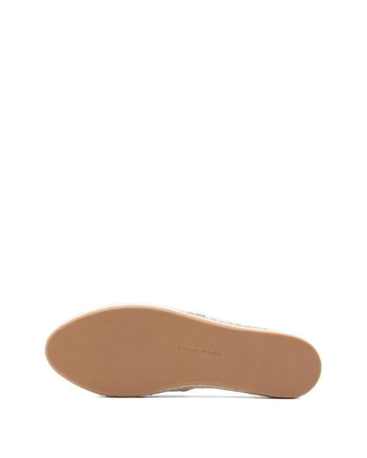 Karl Lagerfeld White Round-Toe Espadrilles