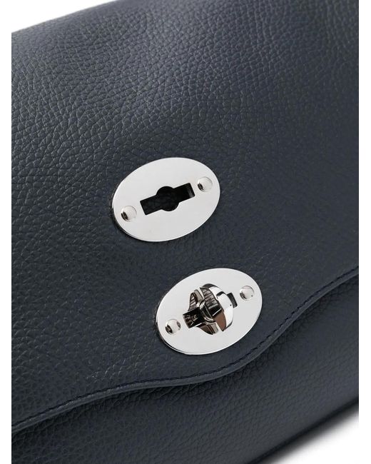 Zanellato Blue Small Postina Cross Body Bag