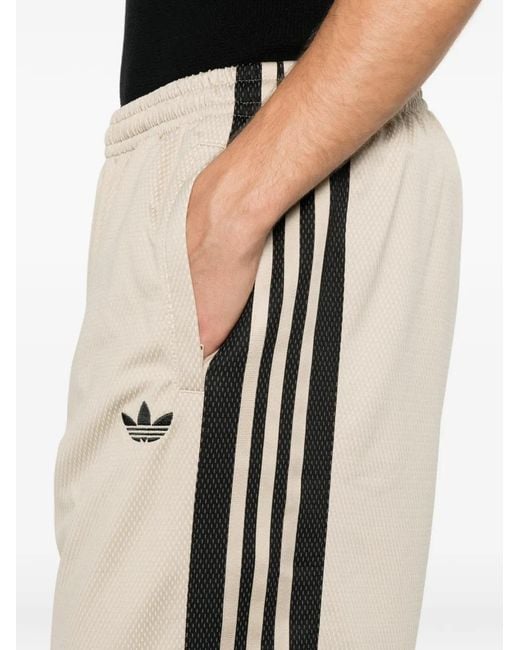 Adidas Natural Side-Stripe Track Pants for men