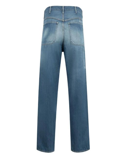 Visvim Blue Distressed-Effect Jeans for men