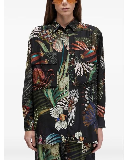 Osklen Gray Pocket Print Shirt