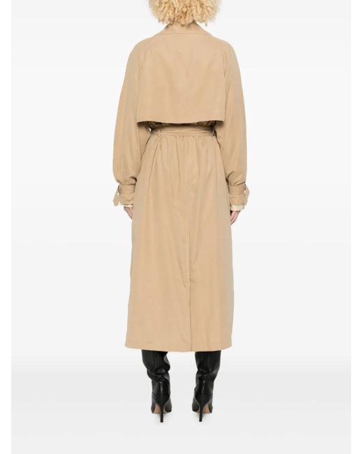 Isabel Marant Natural Trenchcoat Mit Gürtel