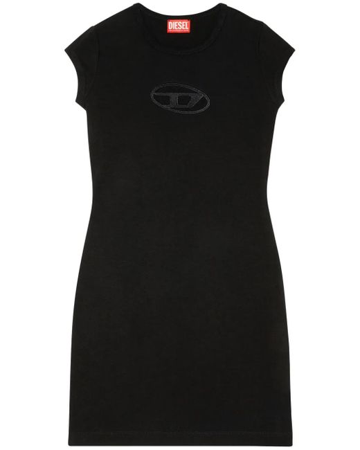 DIESEL D-angiel Tシャツワンピース Black
