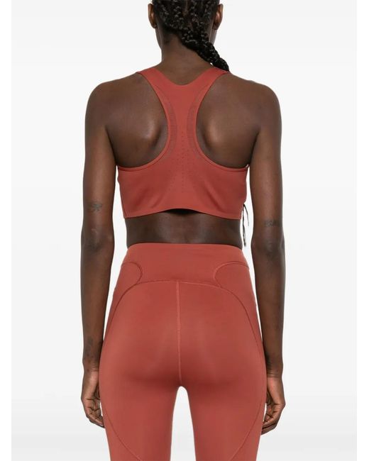 Adidas By Stella McCartney Red Power Impact Sports Bra