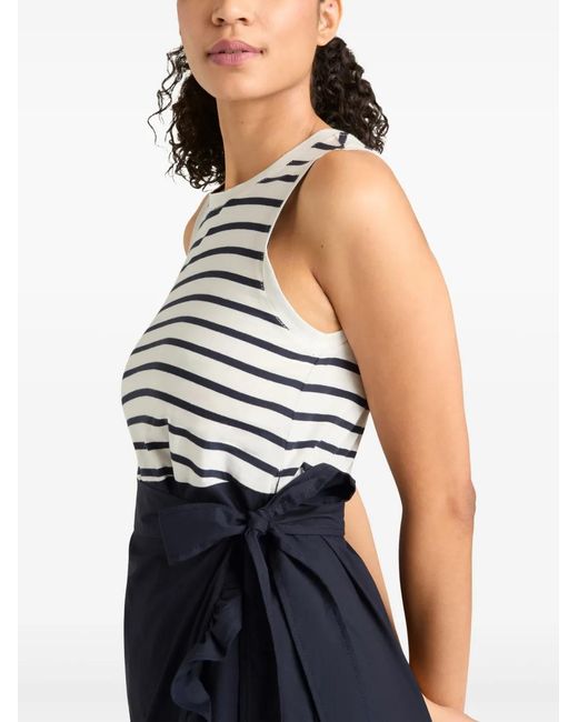 Cinq À Sept Blue Stripe Mahlia Dress