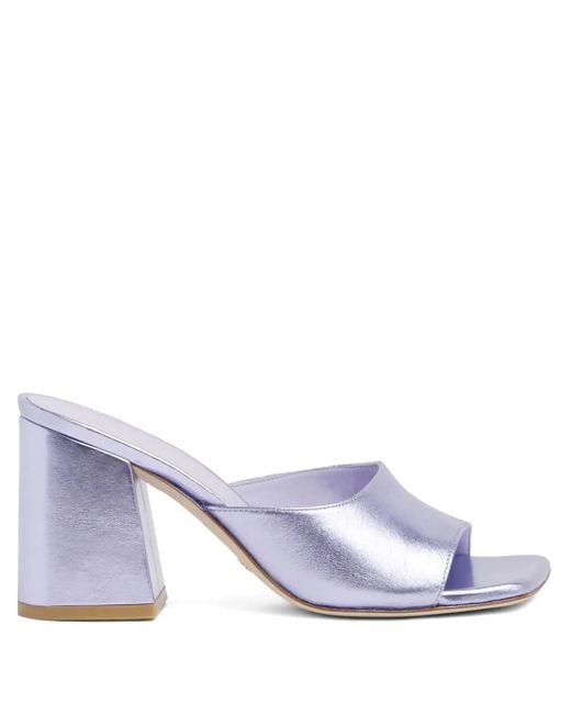 Stuart Weitzman Metallic 85Mm Tia Mules