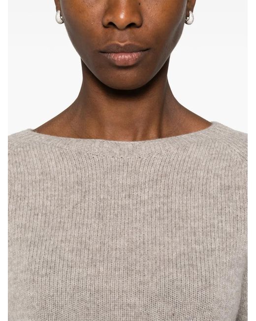 Max Mara Natural Long-Sleeve Sweater