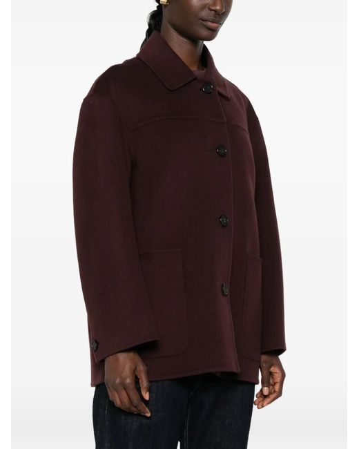 Max Mara Purple Giugno Coat