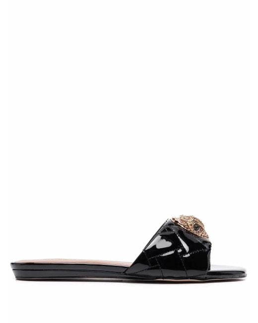 Kurt Geiger Black Sandalen Mit Kristallen