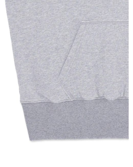 Fortela Gray Vintagehood Kangaroo-Pocket Hoodie for men