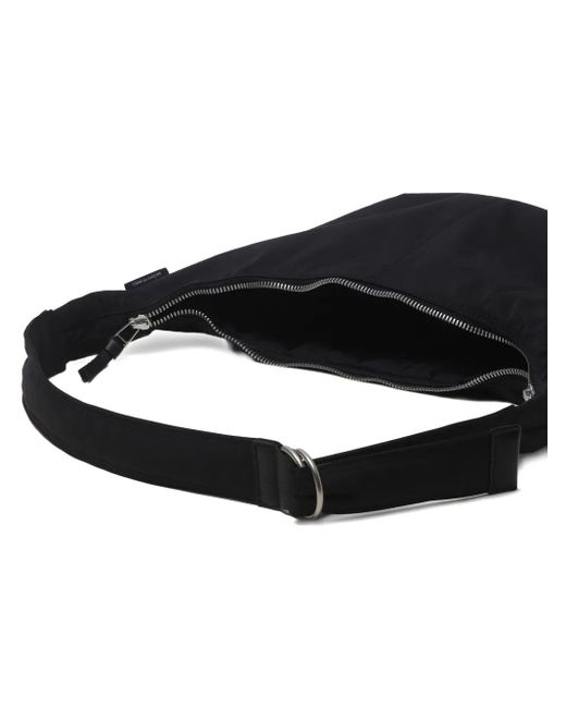 Comme des Garçons Black Zip-Fastening Curved Messenger Bag for men