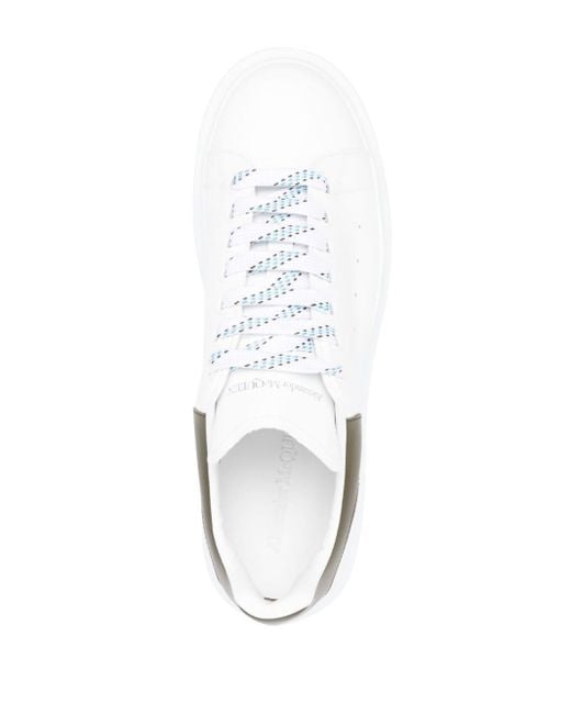 Alexander McQueen Sneakers Met Colourblocking in het White voor heren