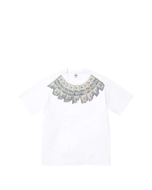 Supreme X Mm6 Maison Margiela Money-Print T-Shirt in White for Men
