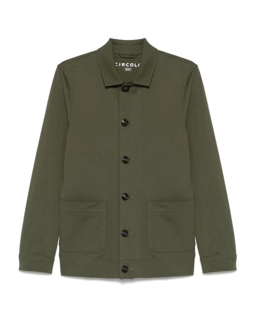 Circolo 1901 Green Piqué-Weave Shirt for men