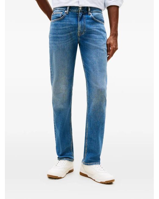 Tommy Hilfiger Blue Denton Five-Pocket Styling Jeans for men