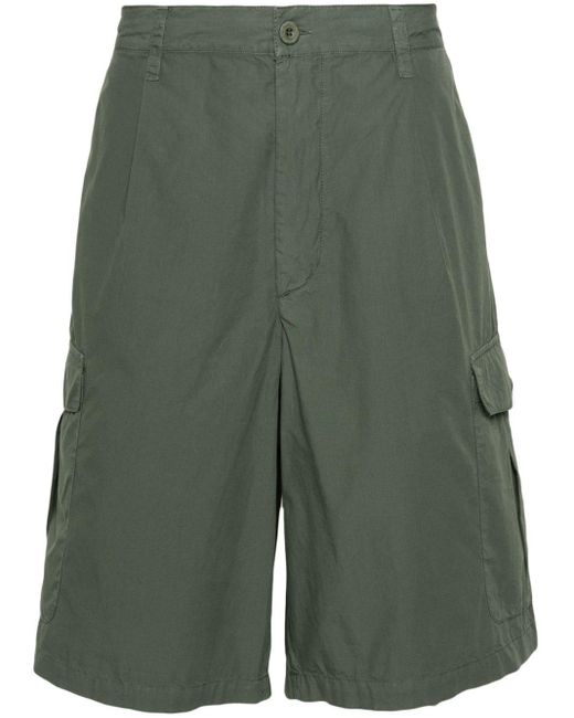 Emporio Armani Cargo-Shorts mit Faltendetail in Green für Herren