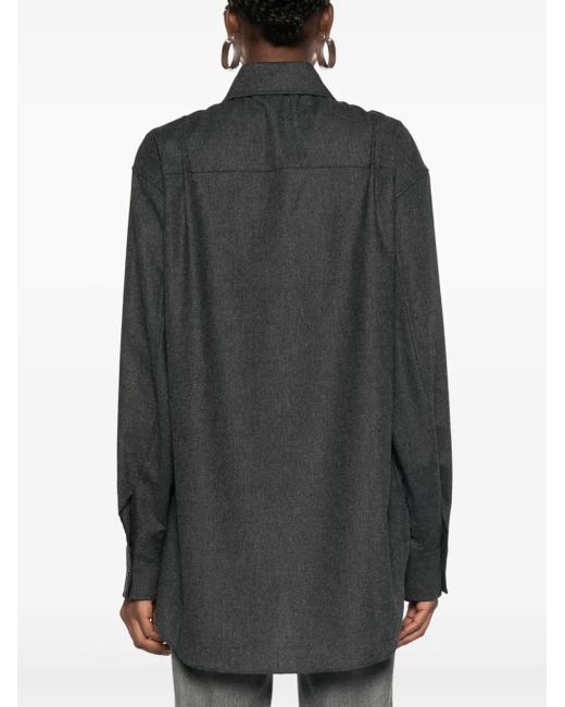 ANDAMANE Black Georgiana Shirt