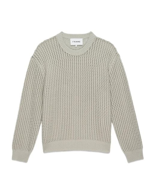 Maglione Girocollo di FRAME in White da Uomo