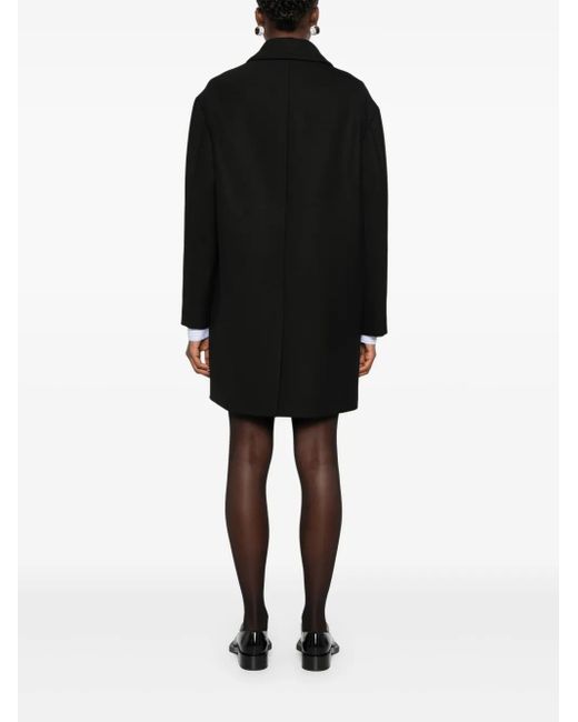 P.A.R.O.S.H. Black Paffuto Coat
